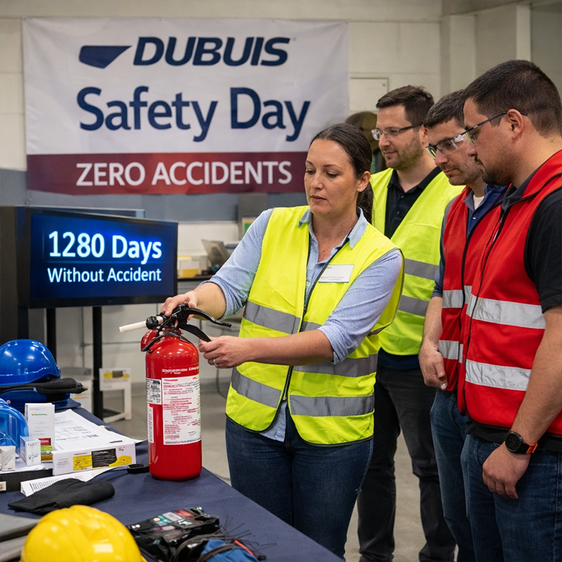 DUBUIS：回顾 2025 年 4 月 28 日 Safety Day，强调“零停工事故”与风险预防
